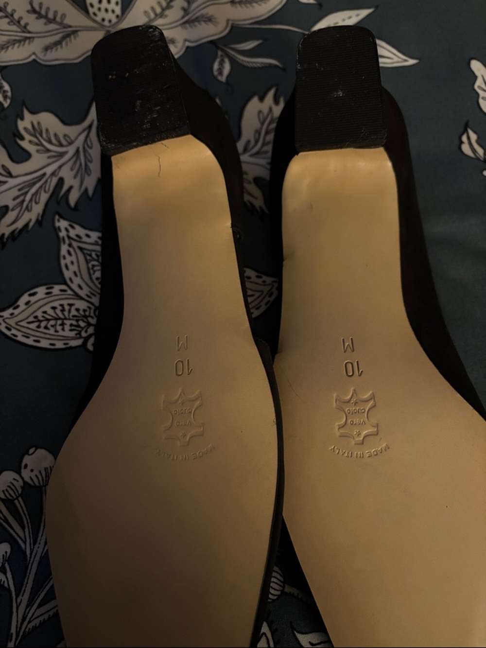 Talbots Black Suede Slip-On Flats size 10 women’s - Picture 6 of 13